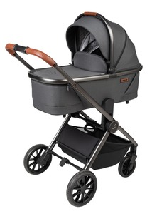 ספורט ליין 2024 CIELO PRO ריפוד אפור / שלד אפור Brushed / ידית חומה