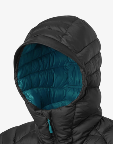 מעיל פוך  לנשים RAB - Microlight Alpine Down Black