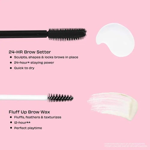 ג'ל גבות בנפיט 24-HR Brow Setter Clear Brow Gel with Lamination Effect
