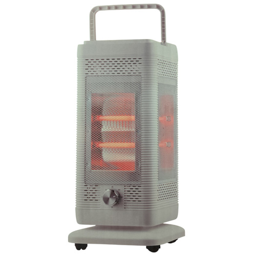 תנור חימום קוורץ  2+8 ספיראלות צבע לבן Luxten EW-F51Q Cube
