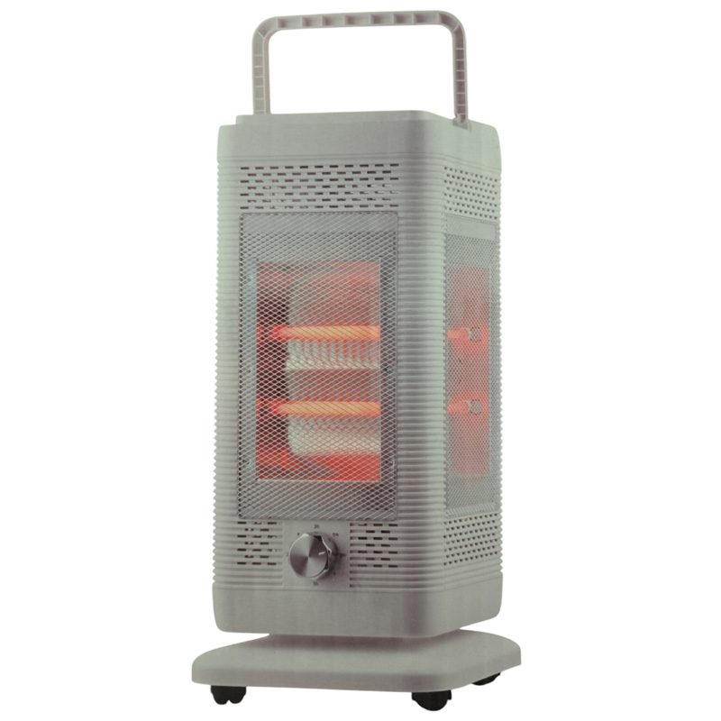 תנור חימום קוורץ  2+8 ספיראלות צבע לבן Luxten EW-F51Q Cube