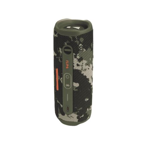 רמקול בלוטוס JBL Flip 6, צבע צבאי, שנה אחריות