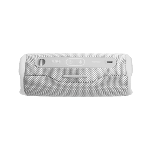 רמקול בלוטוס JBL Flip 6, צבע לבן, שנה אחריות
