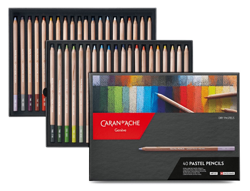 סט של 40 עפרונות גיר  Pastel Pencils