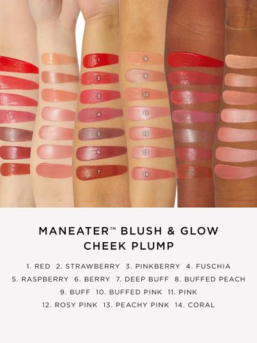 סומק נוזלי - maneater blush & glow(buff)