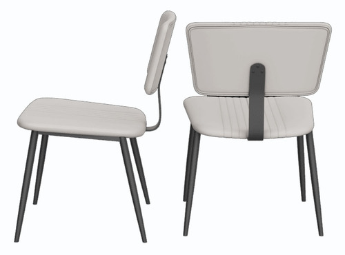 כסא דגם BH-107 שמנת