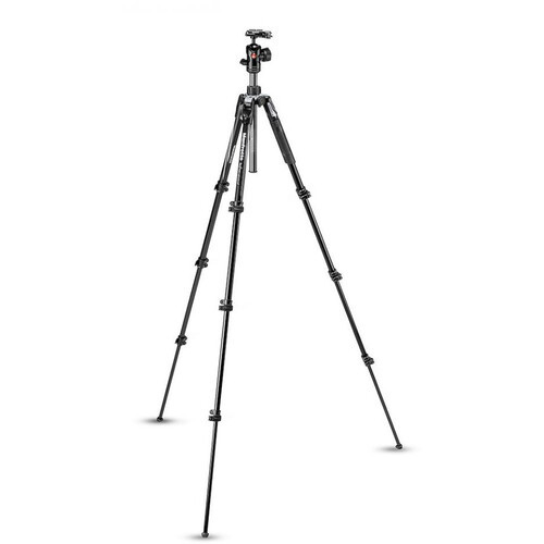 חצובה Manfrotto Befree Advanced Travel אלומיניום עם ראש כדורי 494 (שחור)
