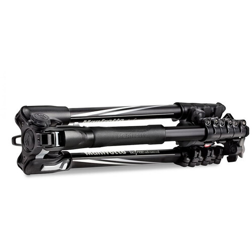 חצובה Manfrotto Befree Advanced Travel אלומיניום עם ראש כדורי 494 (שחור)