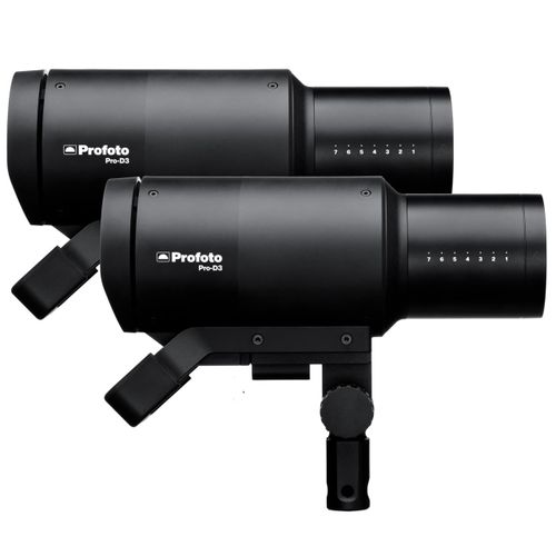 זוג פלאשים לסטודיו Profoto Pro-D3 1250Ws