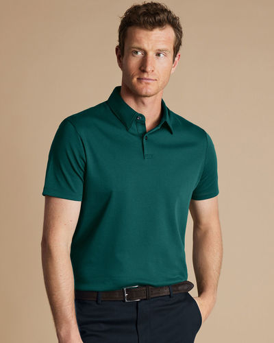 חולצת פולו -Smart Jersey Polo - Green