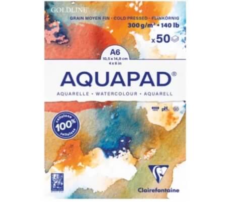 בלוק 50דפים  A6 Aquapad