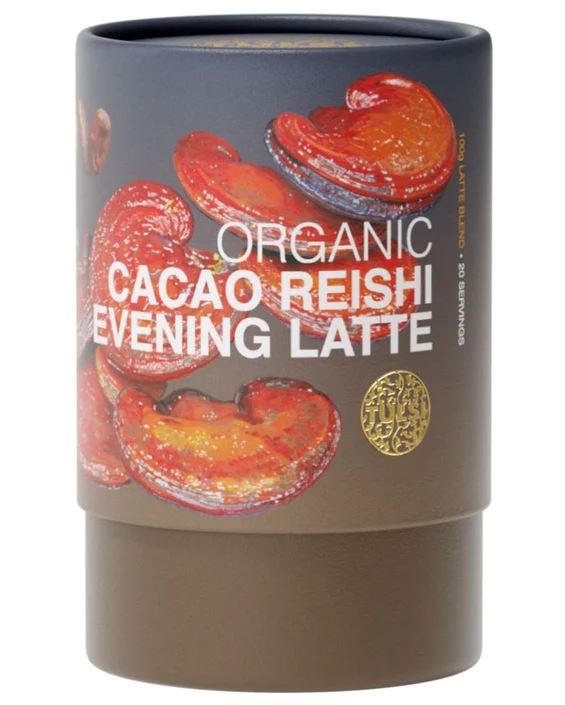 לאטה ערב קקאו ריישי אורגני 100 גרם | Organic Cacao Reishi Evening latte