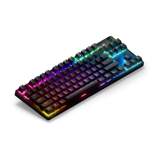 מקלדת גיימינג אלחוטית מכאנית מקצועית מוקטנת Steelseries Apex Pro TKL WL