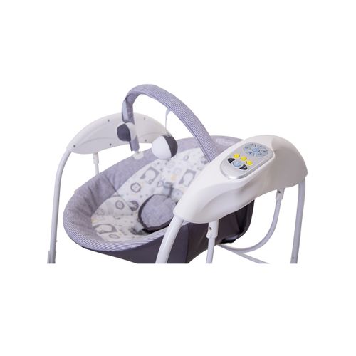 נדנדה חשמלית לתינוק עם 6 מהירויות וקשת צעצועים Glider Light - צבע Lionel