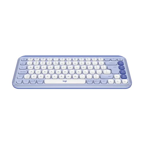  מקלדת אלחוטית בצבע לילך LOGITECH POP ICON KEYS 