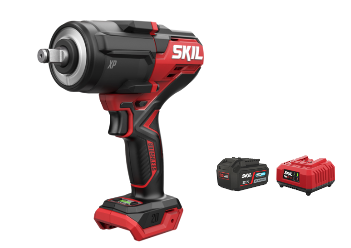 מפתח רטיטה "1/2 20V Brushless עם מומנט 700Nm/1200Nm –מתנה סוללה 2.0Ah + מטען