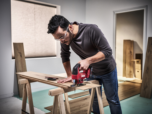 מסור אנכי (ג'יקסו) נטען 20V Brushless מתנה סוללה 2.0Ah + מטען