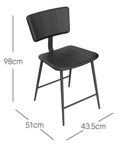 כסא בר דגם BH 107 שחור