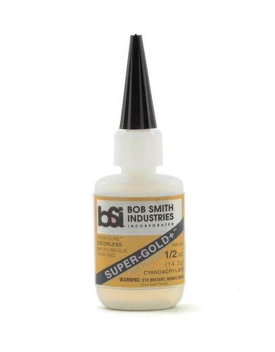 דבק מהיר לחומרים מוקצפים סמיכות בינונית  BOB SMITH SUPER GOLD  (14 גרם)