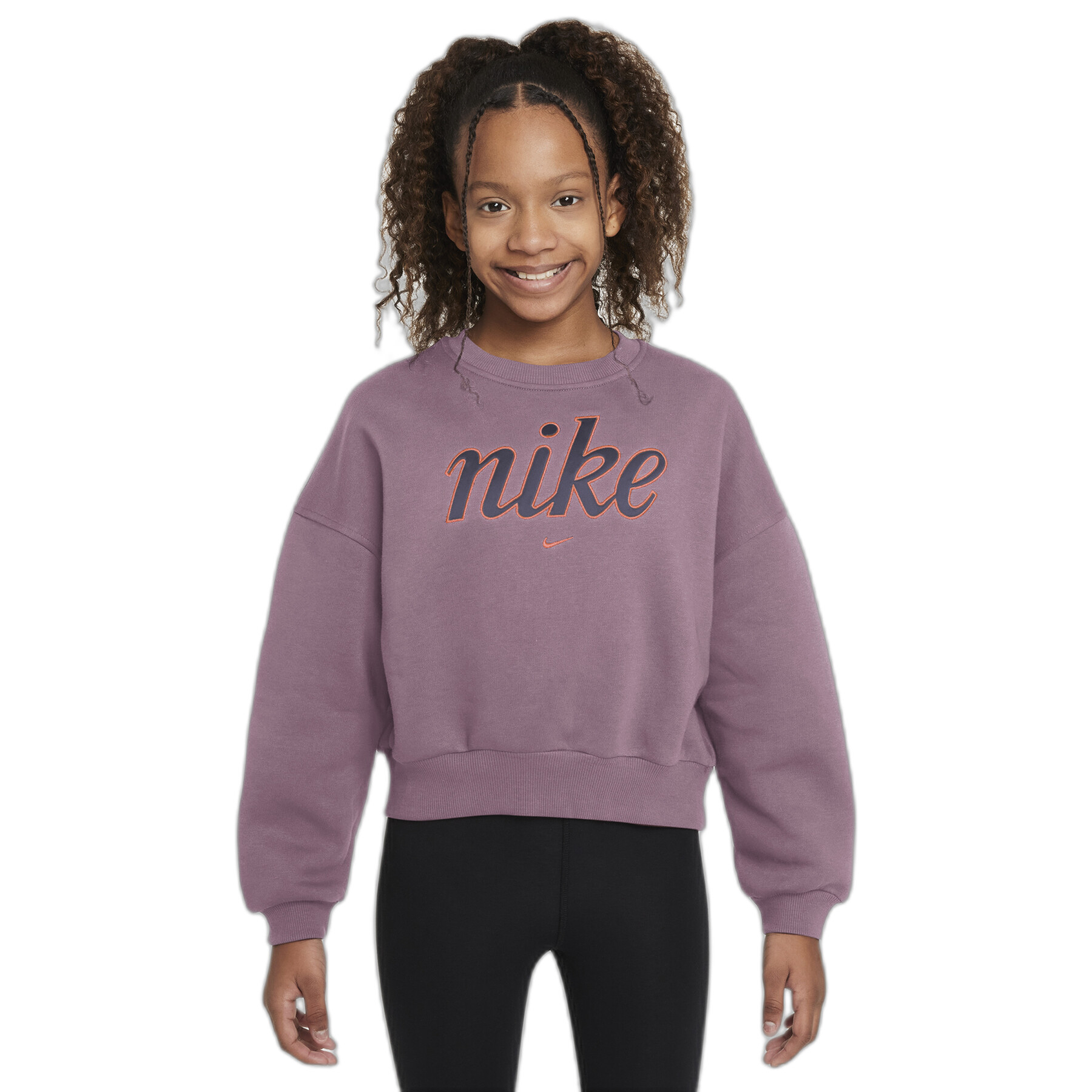 סווטשירט נייק Nike Sportswear Club Fleece Boxy Crew | ילדות