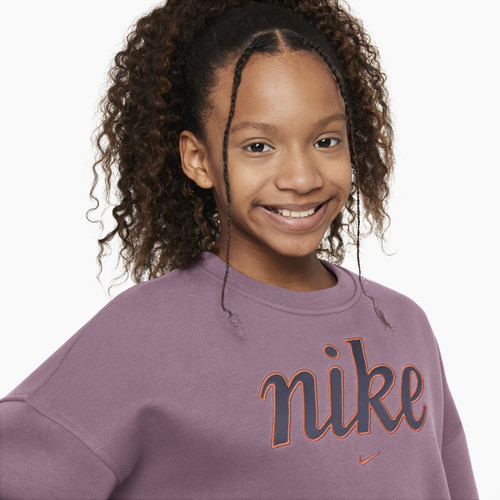 סווטשירט נייק Nike Sportswear Club Fleece Boxy Crew | ילדות