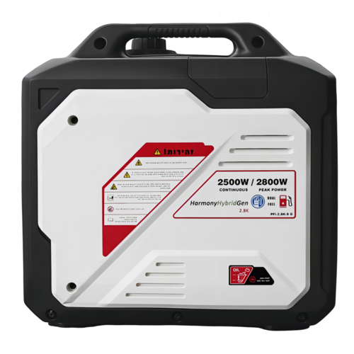 גנרטור אינוורטר היברידי בנזין וגז PowerForge 2800W