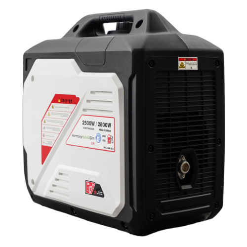 גנרטור אינוורטר היברידי בנזין וגז PowerForge 2800W