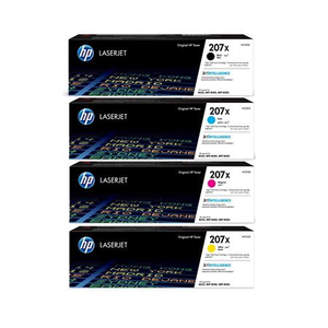 סט 4 טונרים מקוריים (HP 207X (W2210X/W2211X/W2212X/W2213X למדפסות M283 / M282 / M255