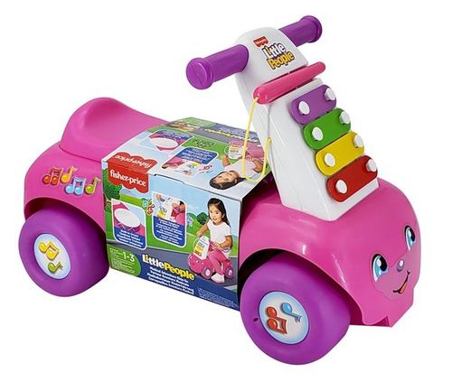 בימבה מוזיקלית קסילופון - ורוד