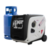 גנרטור אינוורטר היברידי בנזין וגז PowerForge 4000W