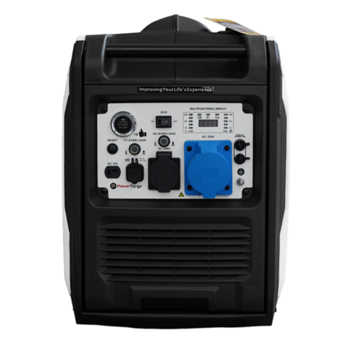 גנרטור אינוורטר היברידי בנזין וגז PowerForge 5500W