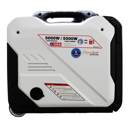 גנרטור אינוורטר היברידי בנזין וגז PowerForge 5500W