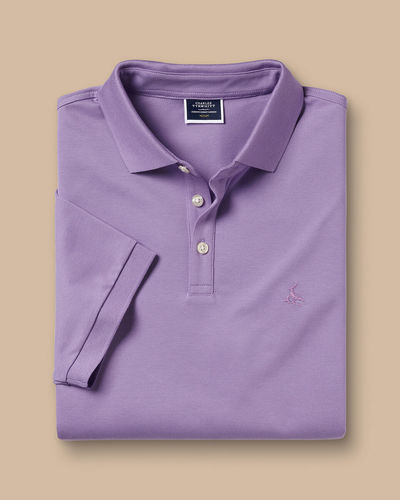 חולצת פולו -Lilac purple Polo