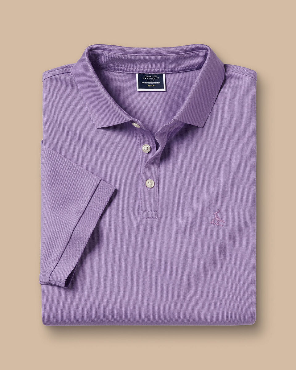 חולצת פולו -Lilac purple Polo