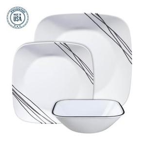 מערכת קורנינג 18 חלקים CORELLE® - Simple Sketch
