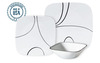 מערכת קורנינג 18 חלקים CORELLE® - Simple Lines
