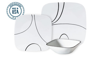 מערכת קורנינג 18 חלקים CORELLE® - Simple Lines