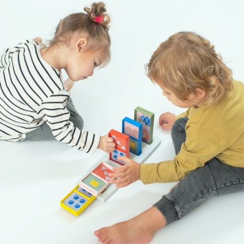 משחק הדומינו הראשון שלי 4 ב 1 Taf Toys