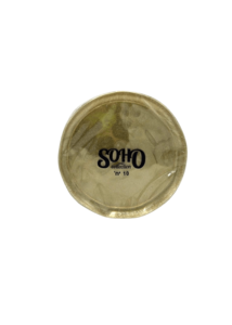 10 יחידות צלחת גדולה קוטר 25 דגם SOHO בצבע נצנץ זהב