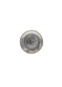 10 יחידות צלחת קטנה קוטר 18 דגם pearl בצבע שקוף זהב