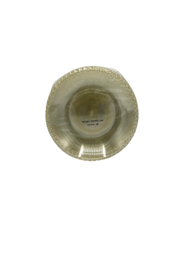 10 יחידות צלחת גדולה קוטר 26 דגם pearl בצבע נצנצים זהב