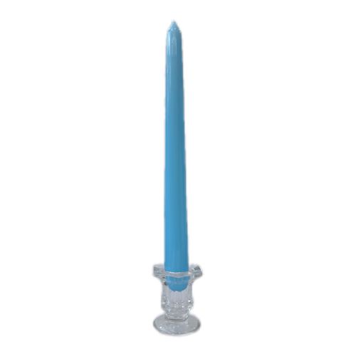 נר לפמוט בצבע תכלת באורך 32 ס