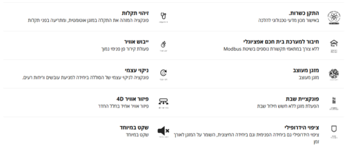 ‏מזגן עילי Alpha Pro Inverter 140 NG  Tadiran ‏1.0 ‏כ