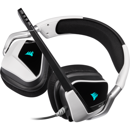 אוזניות גיימינג -CORSAIR VOID RGB ELITE USB 7.1 לבן