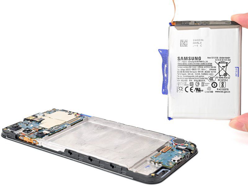 החלפת סוללה Samsung Galaxy A15 סמסונג