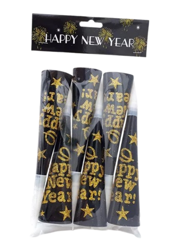 6 נשפני happy new year זהב לחגיגות השנה החדשה