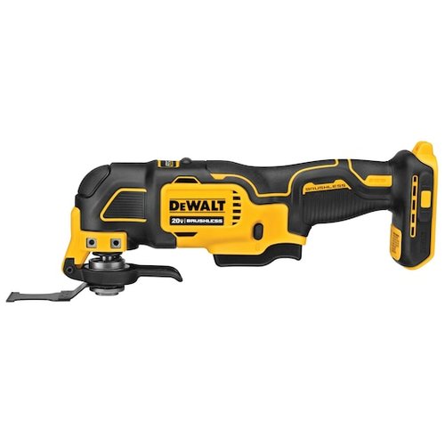 רב כלי DEWALT DCS356 20V נטען עם מנוע ללא פחמים, 3 מהירויות ומערכת Quick-Change להחלפת אביזרים מהירה