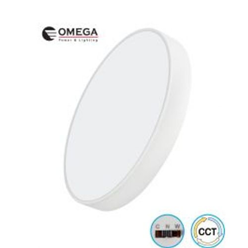 צמוד תקרה קוטר מטר 120W VEGAS כפתור CCT לבן  Omega