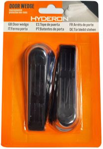 זוג מעצורים לדלת 36X100 שחור