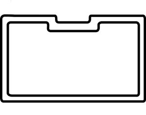 קושרת אלום לדלת מ12X20  5.8